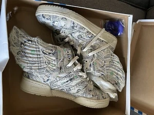 ADIDAS JEREMY SCOTT MONEY WINGS 2.0  US 10.5 UK 10 BOXED  VERY RARE - Bild 1 von 7