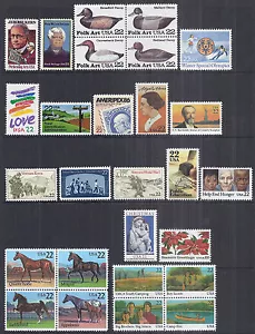US 1985 Complete Commemorative Year Set of 27 2110-2166 w/ Blocks - MNH* - Picture 1 of 1