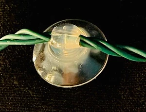 60 VTG Window String Light Holder SUCTION CUPS - Supports at the Cord - 1" Wide - Picture 1 of 1