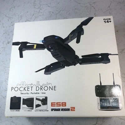 4K Drone HD Wide Angle Camera Drone WiFi E58 Foldable RC Quadcopter Batteries - Image 1 of 4