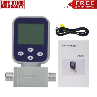 0-50L/min Hydrogen Gas Flow Meter Miniature Thermal Mass with RS485 Output - Image 1 of 4