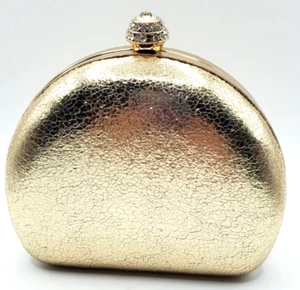 Borsa a tracolla Jessica Simpson oro frizioni sera matrimonio 51/2"x41/2"x21/4 - Foto 1 di 7