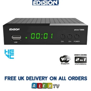 Edision T265 Free to Air Digital Terrestrial DVB-T2 Receiver Full HD 1080p FTA - Picture 1 of 13