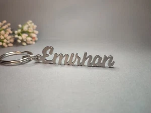 Llavero Emirhan Nombre Bolsos Estuche Regalo Coche Colgante de Acero - Imagen 1 de 1