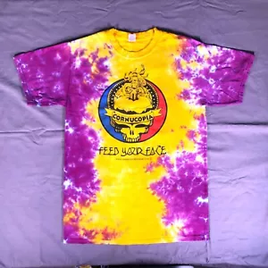 Camiseta Cornucopia Tie Dye Grateful Dead Head Eugene Oregon Restaurant Púrpura - Imagen 1 de 9