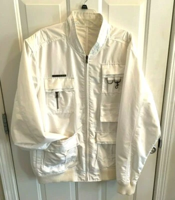 Chaqueta blanca SEAN JOHN-Damas talla XXL estilo safari cortavientos Foto 1 de 4