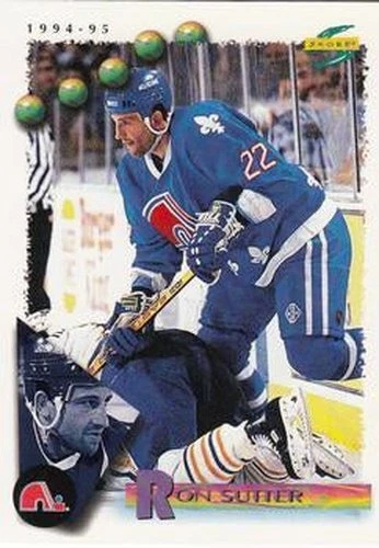 #177 Ron Sutter - Quebec Nordiques - 1994-95 Score Hockey - Image 1 of 1