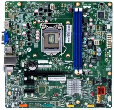 Mainboard Lenovo 00KT254 IH81M LGA1150 DDR3 PCIe TC E73 - Image 1 of 2