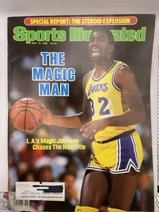 "The Magic Man" Sports Illustrated 5/13/1985, Magic Johnson Chases the NBA Title - Picture 1 of 1