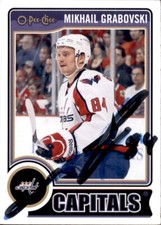 Mikhail Grabovski Signed Auto 14/15 OPC O-Pee-Chee card Washington Capitals