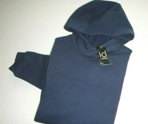 ideology mens super soft designer pullover cotton hoodie sweatshirt Sm -blue - Picture 1 of 4