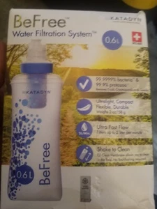 Katadyn BeFree Water Filter Bottle for Hiking & Camping - 0.6 Liter (20 fl oz) - Picture 1 of 3