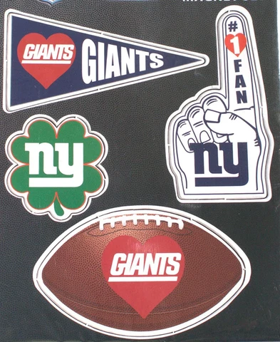 aminco New York Giants 4 Pack Team Magnets Cover