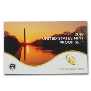2019 S US Mint 10 Coin Proof Set Original Box COA WITHOUT W CENT - Picture 1 of 7