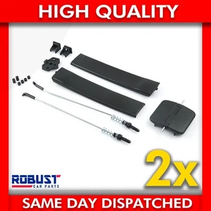 2X SLIDING WINDOW GLASS PINCH LATCH CATCH REPAIR KIT FOR VW T5 T6 TRANSPORTER - Picture 1 of 8