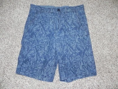 Pantalones Cortos Impermeable Para Hombre Talla 30 Hoja Chambray Nuevos con Etiquetas $55  Foto 1 de 2