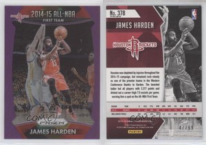 2015-16 Panini Prizm All-NBA Team Purple Prizm /99 James Harden #378