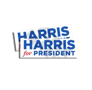 Harris for President Aufkleber 2024 KAMPAGNE STOßSTANGE AUFKLEBER 9X3 2ER-PACK - Bild 1 von 7