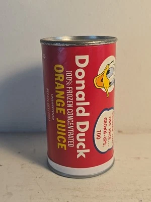 Vintage BANK - DONALD DUCK ORANGE JUICE - Very Good Cond - Colorful Graphics - Image 1 of 4