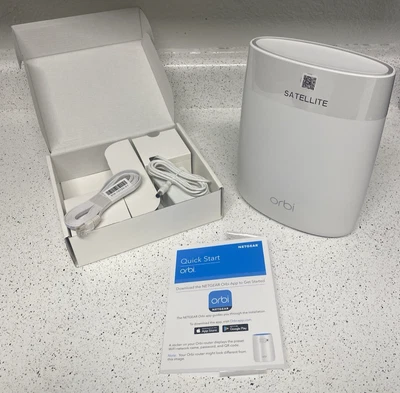 Netgear Orbi RBS50 Wireless AC3000 Satellite for Orbi Wi-Fi System & Cables - Image 1 of 4