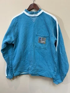 Vintage 90's Gotcha Striped Faded Vaporware Grunge Sweatshirt Skate Small - Picture 1 of 11