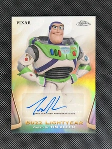 2025 Topps Chrome Disney BUZZ LIGHTYEAR Voiced By TIM ALLEN AUTO Autograph SSP - Picture 1 of 11