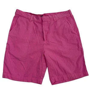 Polo Golf Ralph Lauren Pink Flat Front Chino Shorts Pima Cotton Sz 34 - Picture 1 of 8
