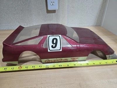 Carrocería de coche de radiocontrol vintage Turbo Z 300ZX estilo 18"x8,5" Lexan pintada escala 1/10 Foto 1 de 4