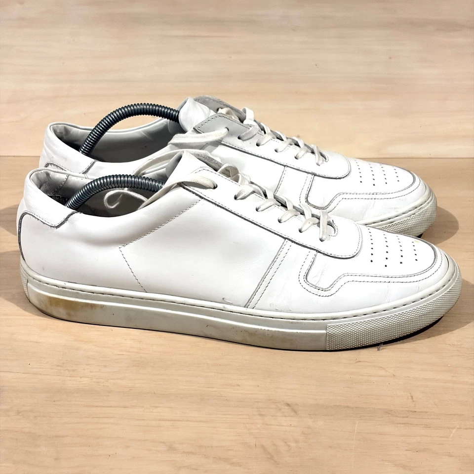 Artisan Lab Essential Sneakers Shoes White Leather Made in Italy Men Size 43 - Image 1 of 4