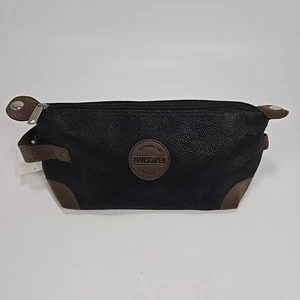 Bolso de almacenamiento de viaje Manscaped para hombre The Shed con cremallera superior negro marrón nuevo con etiquetas  - Imagen 1 de 5