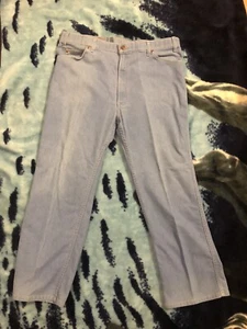 Vintage Levis Action Jeans *39x27* Baby Blue 415-4514 Gold Tab USA High Waist - Picture 1 of 12