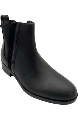Rockport Leather Ankle Boots Larkyn Chelsea Coffee Black - Image 1 of 3