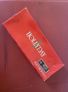 Retroneu Hollyday Letter Opener Goldplate w/ Cloisonne Enamel Holly Berry - Picture 1 of 5