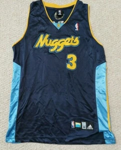 NUGGETS VINTAGE ALTERNATIVOS ALLEN IVERSON COSIDOS ADIDIAS DENVER NBA SALÓN DE LA FAMA - Imagen 1 de 8