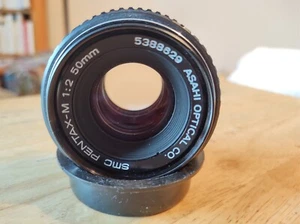 SMC Pentax-M 50mm f2,0 Asahi Opital CO.  with rear cap - very clean - Photo 1 sur 5