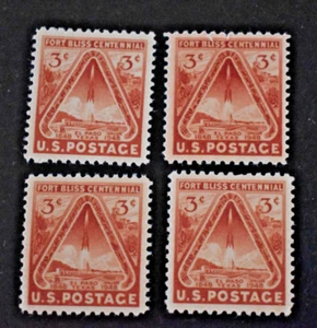 4 - 1948 US Scott #976 - 3 Cent - Ft. Bliss - MNH/OG/VF - Picture 1 of 2