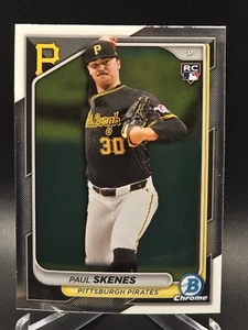 2024 Bowman Chrome Paul Skenes RC #31 Pittsburgh Pirates Rookie - Picture 1 of 2
