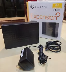 Seagate Expansion External 8TB Hard Drive USB 3.0 - Picture 1 of 3