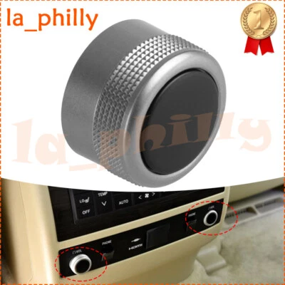 Fit For Toyota Land Cruiser LC200 2010-2018 Rear Row Volume Control knob Cover Foto 1 de 4