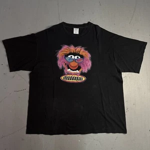 T-shirt Jim Henson Muppets Animal vintage anni 90 Big Face collezione Kermit taglia 2XL - Foto 1 di 10