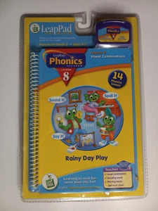 Leap Frog - Leap Pad Phonics Book & Cartridge " Rainy Day Play" Lesson 8 SEALED - Picture 1 of 2