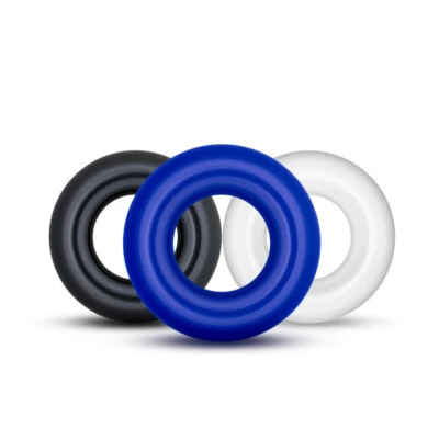 Anillo para el pene anillo para el pene permanecer duro prolongar la erección sexual alargador del pene ED ayuda paquete de 3 Foto 1 de 4