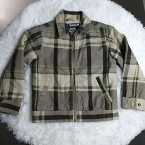 Quicksilver Plaid Boys Jacket size 5 - Picture 1 of 8