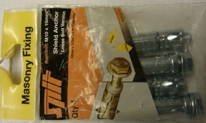 M10 x 10mm Shield Anchors, Spit rambolt loose bolt . pack of 4. FREE POSTAGE  - Picture 1 of 3