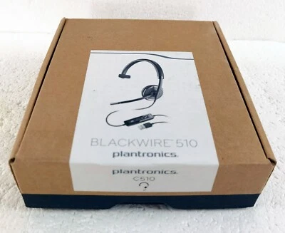 Plantronics Blackwire 510 USB Headset, On-Ear Mono Headset, Wired - Image 1 of 2