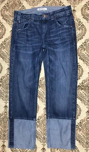 Guess Jeans Straight Leg Women's Designer Blue 24 Low Rise Ladies Pants - Picture 1 of 8