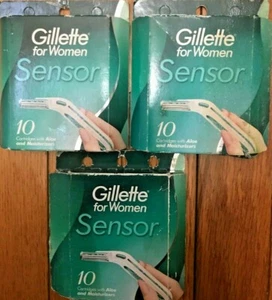 30 Cartuchos Gillette Sensor Mujer Recarga Afeitadora Bladesfit Excel Maquinilla de Afeitar Hecha en EE. UU. - Imagen 1 de 2