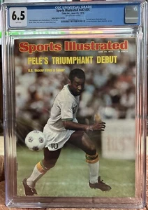 Sports Illustrated 1975 Pele CGC 6.5 New Slab - Picture 1 of 2