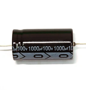 5pc Electrolytic Capacitor GHA Axial 2000hr +105℃ RoHS 1000uF 100V φ22x42mm SC - Picture 1 of 2
