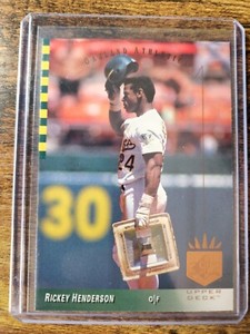1993 Upper Deck SP Rickey Henderson #40 Oakland Athletics HOF All-Star